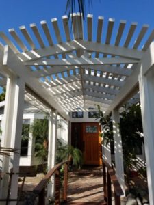 front porch pergola