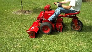 riding reel mower